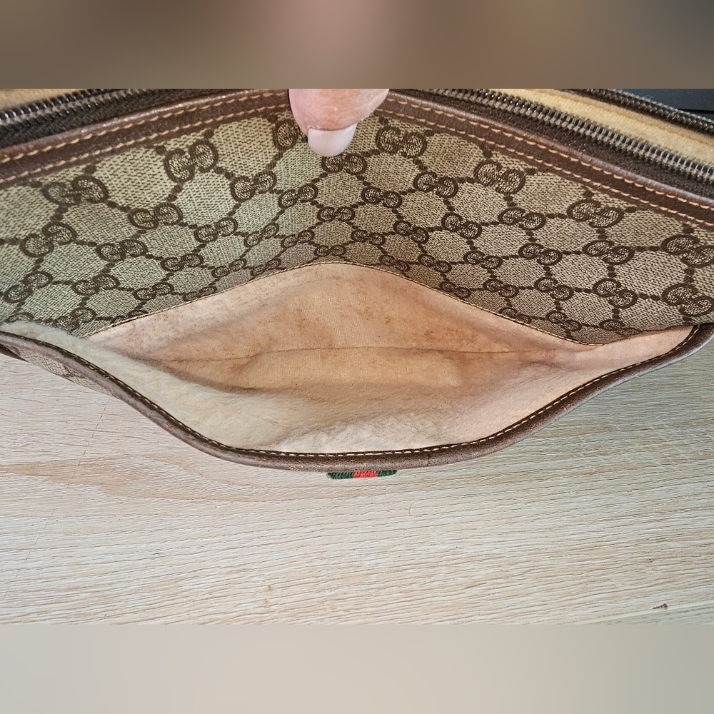 Authentic GUCCI Web Sherry Line Shoulder Crossbody Bag - Picture 11 of 15